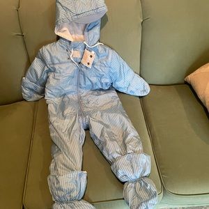 Vintage toddler size Large (2) snowsuit made by French company Absorba